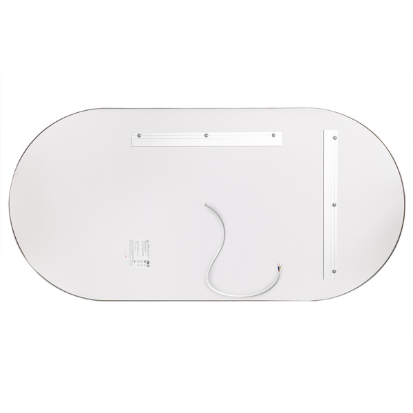 Зеркало с подсветкой AVS AG 50x100 см, антипар, оружейная сталь