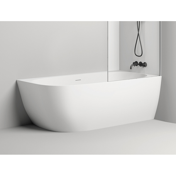 Ванна из искусственного камня Salini Sofia Corner S-Sense 170x85 R белая