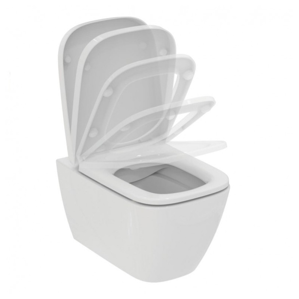 Унитаз подвесной Ideal Standard I.Life B T461401+T468301 безободковый с микролифтом