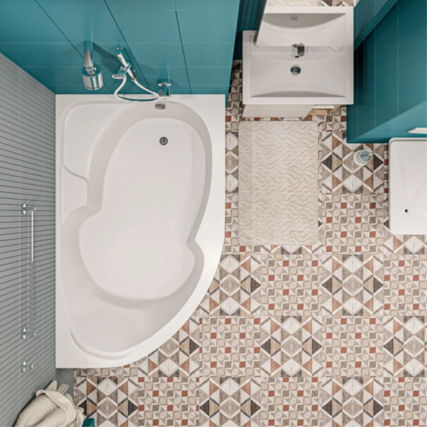 Акриловая ванна Marka One Diana 160x100 R белая, без каркаса