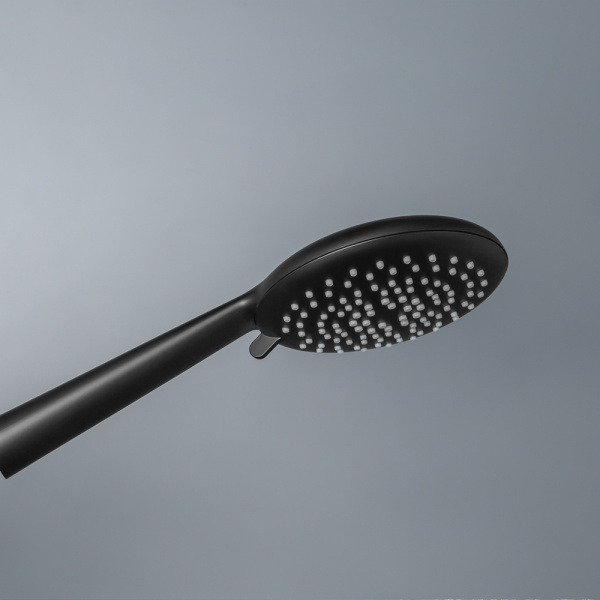 Душевой комплект AVS Termo 4в1 круглый, черный матовый