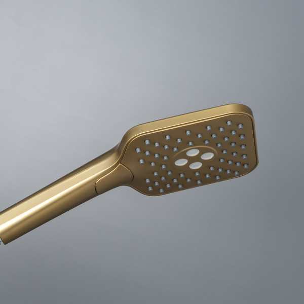 Душевая лейка AVS Cube брашированное золото