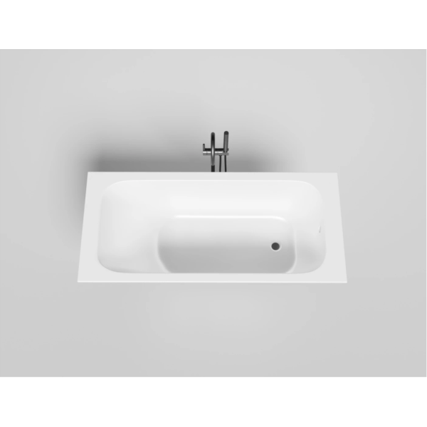 Ванна из искусственного камня Salini Orlando S-Sense 180х80 белая матовая, с ножками