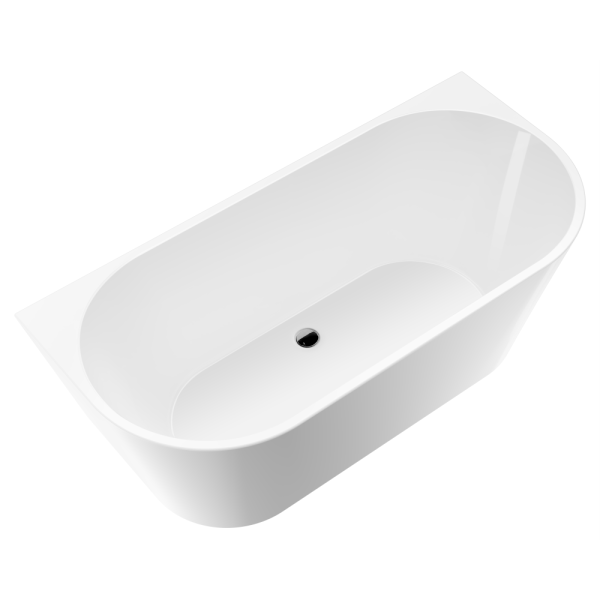 Акриловая ванна AVS Фрея 150x75 белая с донным клапаном