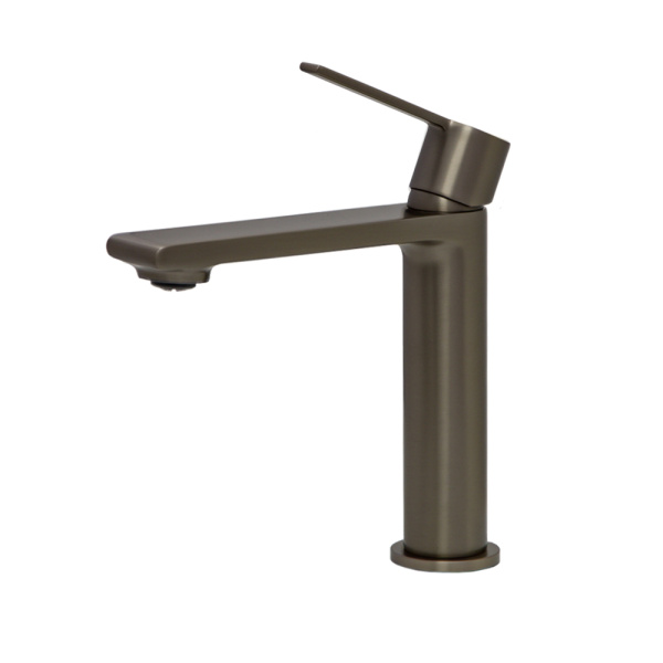 Смеситель для раковины AVS Elegant оружейная сталь