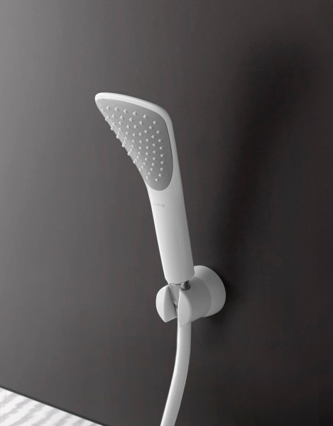 KLUDI FIZZ Душевой гарнитур для ванны 1S, белый хром 6765091-00