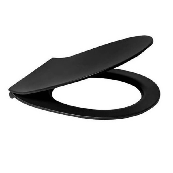 Унитаз подвесной ISVEA Sentimenti Neo 10AR02010SV-2N+40D40521I-S безободковый, черный матовый