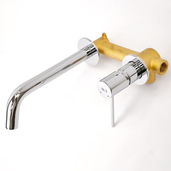 Смеситель для раковины AVS Slimmer с внутренней частью, хром