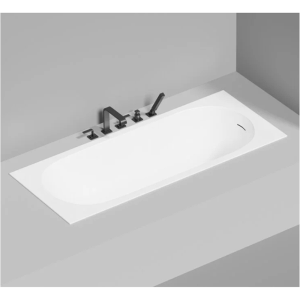 Ванна из искусственного камня Salini Ornella Kit S-Stone 170x70 белая, с ножками и донным клапаном