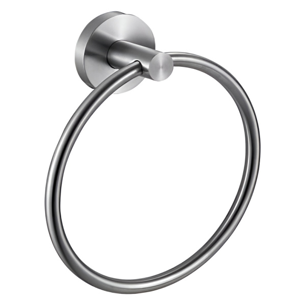 Набор Accoona 121 нержавеющая сталь Ершик+Дозатор+Бумагодержатель закрытый+Полотенцедержатель-кольцо