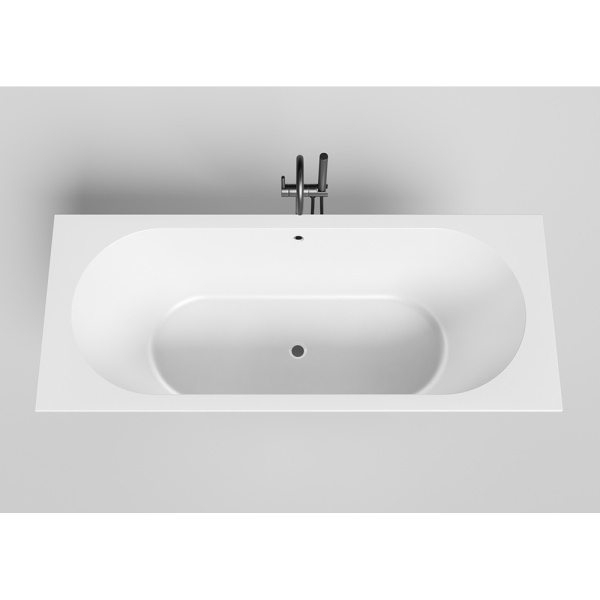 Ванна из искусственного камня Salini Ornella Axis S-Sense 170x75 белая, с ножками 