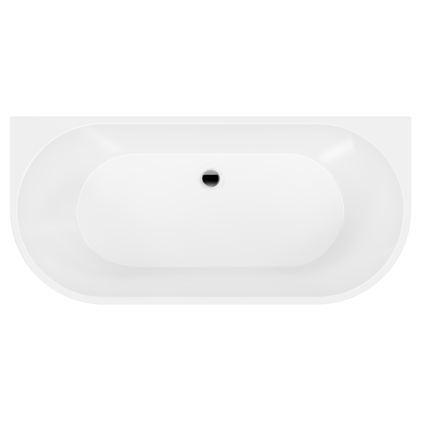Акриловая ванна AVS Фрея 150x75 белая с донным клапаном