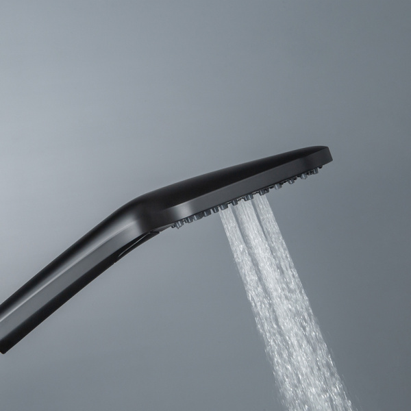 Душевая лейка AVS Cube черный матовый