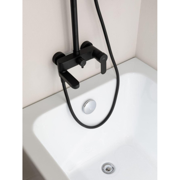 Душевая стойка Paffoni Blu ZCOL632NO черный матовый