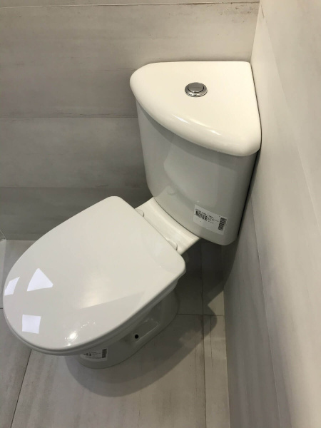 Унитаз-компакт Norm Wenkel 9854B099-7200 угловой с микролифтом