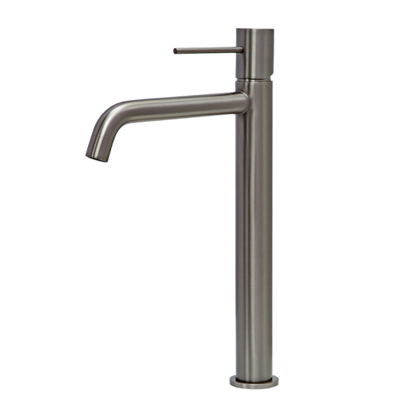 Смеситель для раковины AVS Slimmer высокий, оружейная сталь
