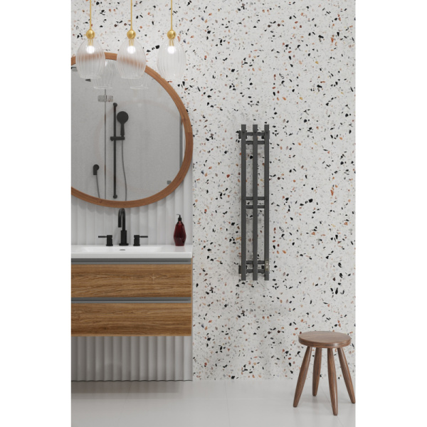 Полотенцесушитель электрический AVS Джаз-3 120 оружейная сталь