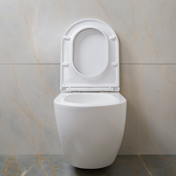 Унитаз подвесной AVS Метрополь безободковый, белый