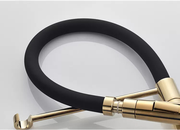 Смеситель для кухни Accoona A4890WF-1 золото