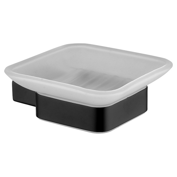 Мыльница подвесная AVS Swart с чашей, черный матовый