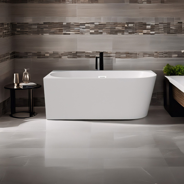 Акриловая ванна AVS Галатея 150x75 L белая с донным клапаном