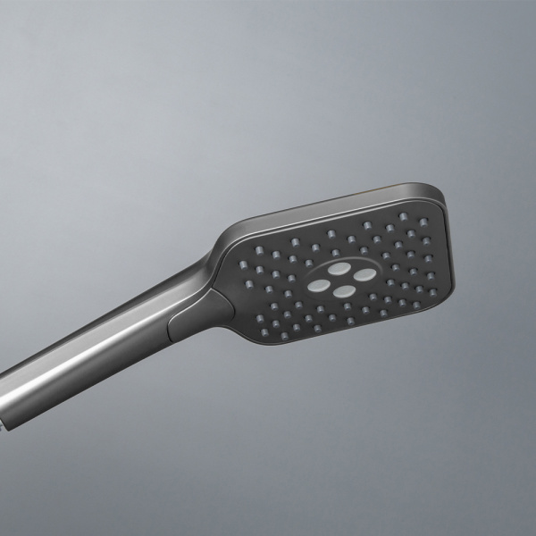 Душевая лейка AVS Cube оружейная сталь