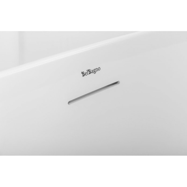 Акриловая ванна BelBagno BB413 170x80 белая матовая с ножками